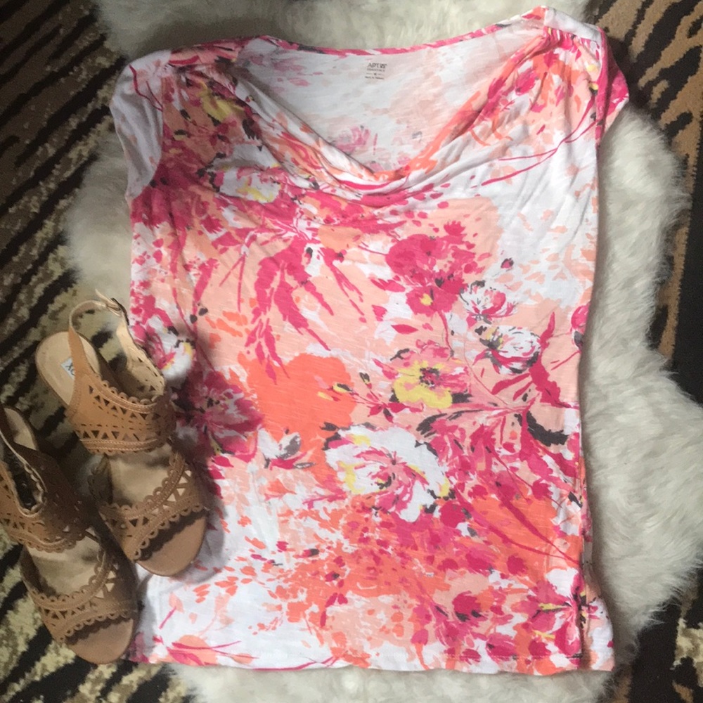 Apt 9 colorful spring top - Picture 2 of 5